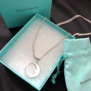 Tiff & Co. Man in the Moon Neclace